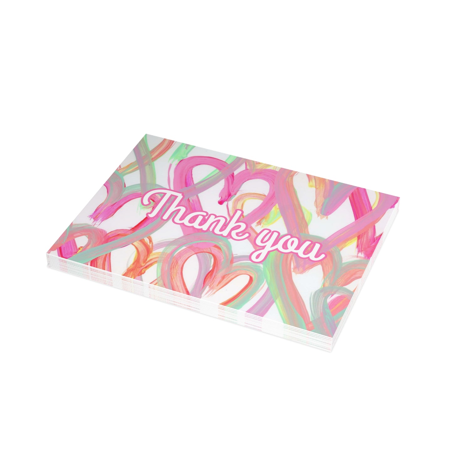 Happy Hearts Thank You Cards Package Inserts