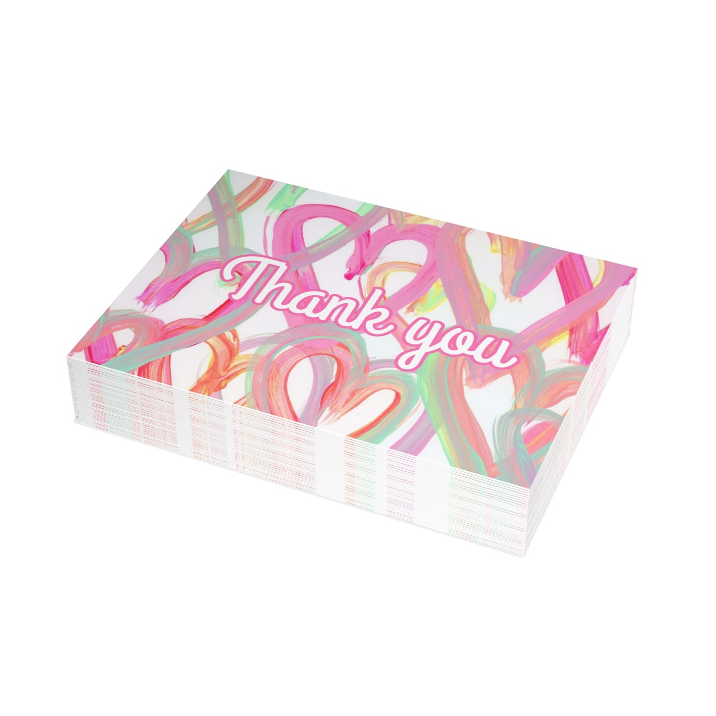 Happy Hearts Thank You Cards Package Inserts